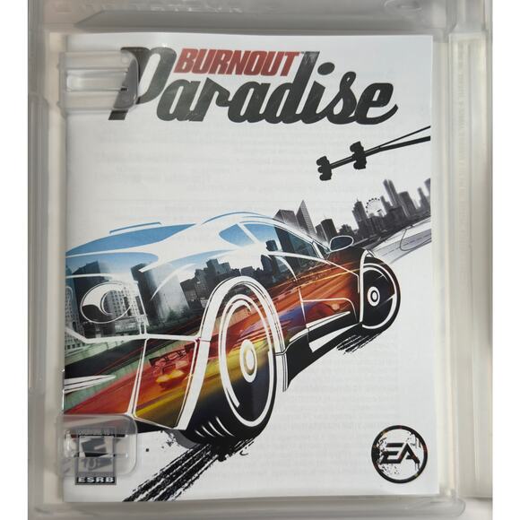Burnout Paradise (Sony PlayStation 3, 2008) Complete CIB PS3 Racing Game - Picture 4 of 6